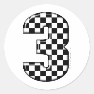 Adesivo auto competência número 3