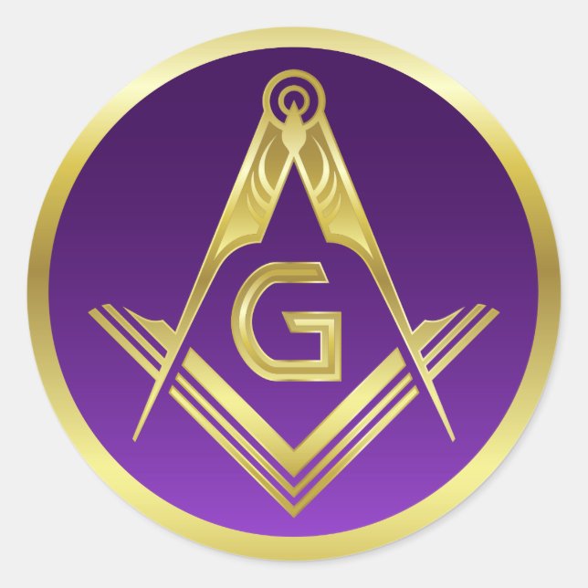 Adesivo Autoadesivos Masônicos | Praça Freemasonry e Compa (Frente)
