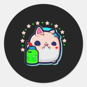 Adesivo Autoatendimento para Cat Sticker