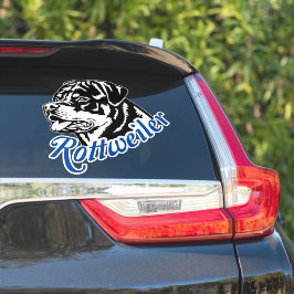 Adesivo Autoaufkleber Aufkleber Rottweiler Rüde Kopf