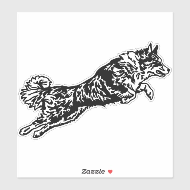 Adesivo Autoaufkleber Australian Shepherd (Folha)