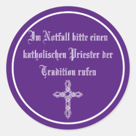 Adesivo Autoaufkleber für den Notfall