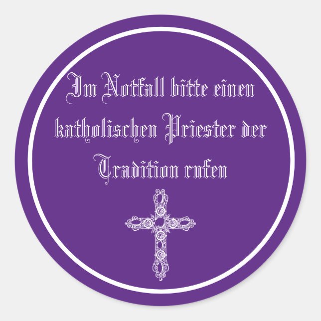 Adesivo Autoaufkleber für den Notfall (Frente)