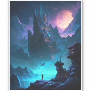 Adesivo Autocolante da ficção científica