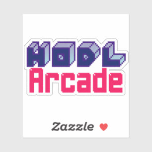 Adesivo Autocolante de arcade HODL