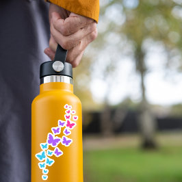 Adesivo Autocolante de borboletas Androginosas