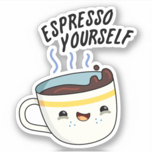 Adesivo Autocolante de café verde