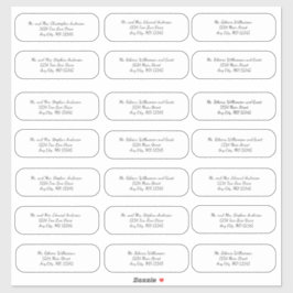 Adesivo Autocolante de Envelope de Script