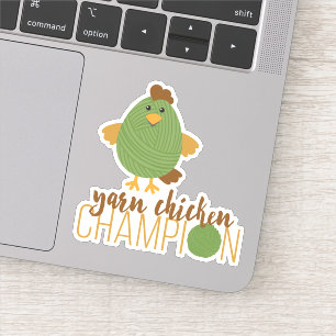 Adesivo Autocolante de frango verde de corte personalizado
