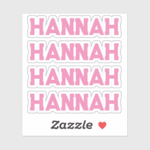 Adesivo Autocolante de nome personalizado