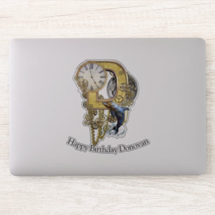 Adesivo Autocolante de personalização Carta D Aniversár