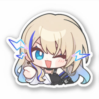 Adesivo Autocolante do Honkai Star Chibi