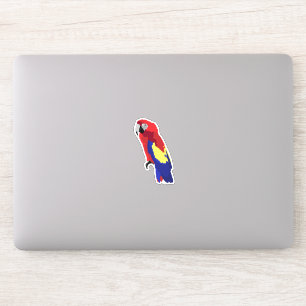 Adesivo Autocolante do Laptop de Papagaio Macaw