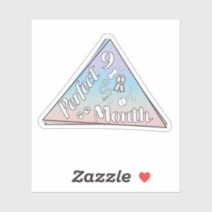 Adesivo Autocolante do mês perfeito - setembro