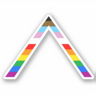 Adesivo Autocolante do Pride de Progresso