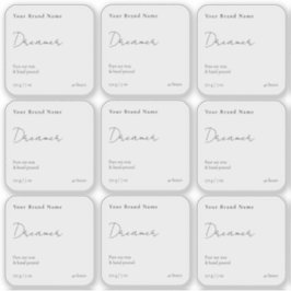 Adesivo Autocolante Mínimo Simples de Vela Leve