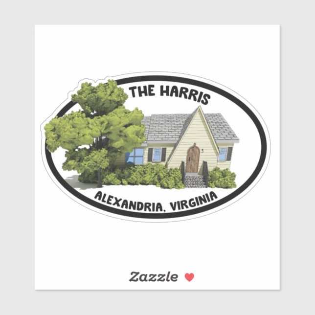 Adesivo Autocolante Personalizado - Harris (Folha)