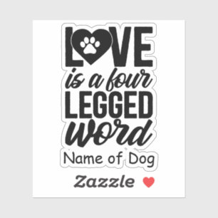 Adesivo Autocolante personalizado Pet Lover Sticker