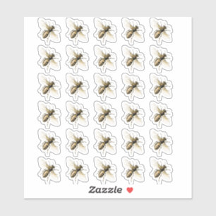 Adesivo Autocolantes de abelhas, de coloração branca ou tr