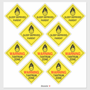 Adesivo Autocolantes de Advertência para Pais