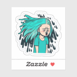 Adesivo "autocolantes de anime garotas" "adesivos de anime