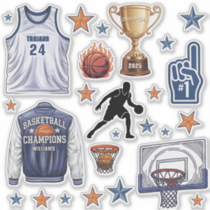 Adesivo Autocolantes de basquete