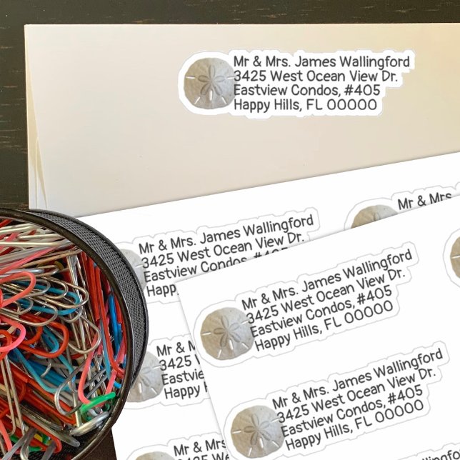 Adesivo Autocolantes de endereços de devolução em forma de (Criador carregado)