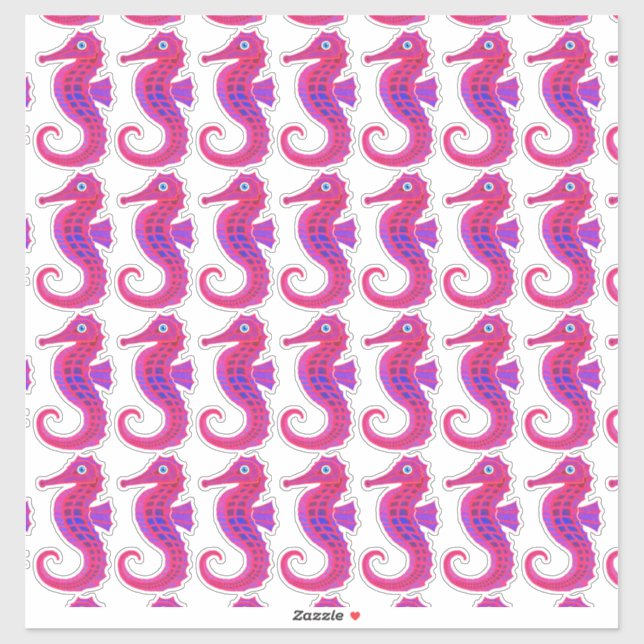 Adesivo Autocolantes de Neon Seacavalo (folha) (Folha)