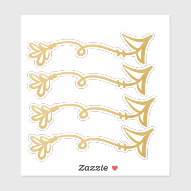 Adesivo Autocolantes de Seta Boho (Folha)