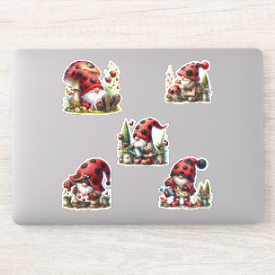 Adesivo Autocolantes de vida do LadyBug Gnome