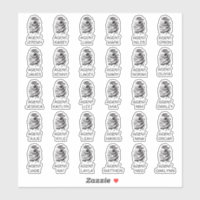 Autocolantes personalizados do grupo espião