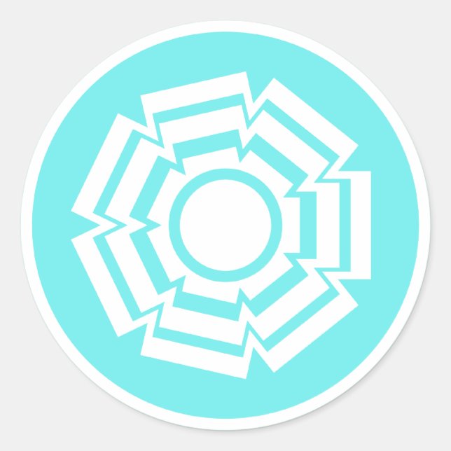 Adesivo Autocolantes, Turquesa (Frente)