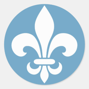 Adesivo AutocolantX20 Fleur de lys français métal antique