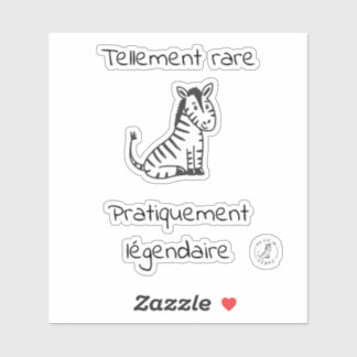 Adesivo Autocollant rare légendaire