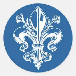 Adesivo AutocollantX20 Flor de lys francês metal antigo