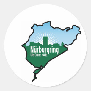 Adesivo Autódromo de Nurburgring Nordschleife, Alemanha