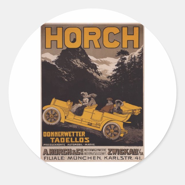 Adesivo Automóvel HORCH (Frente)