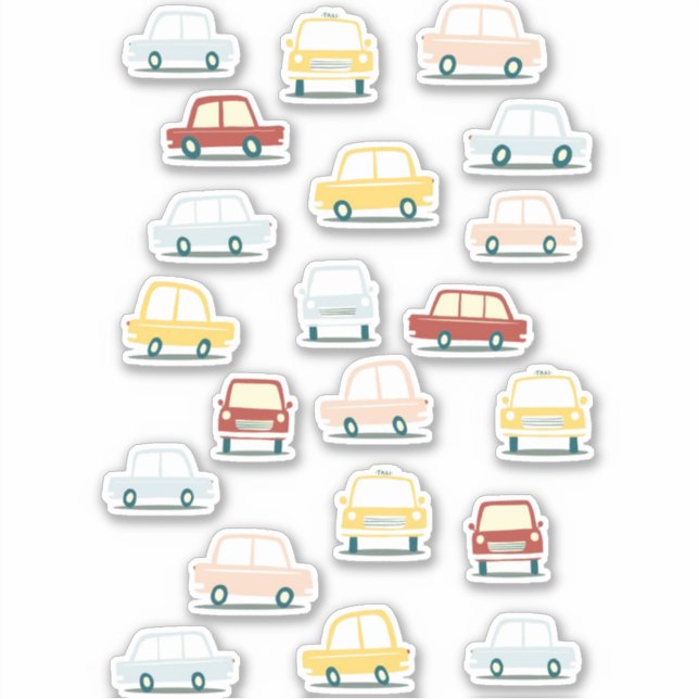 Adesivo Automóvel Retro Vintage (Frente)