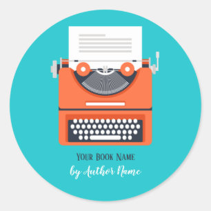 Adesivo Autor da Máquina de Digitalização do Livro