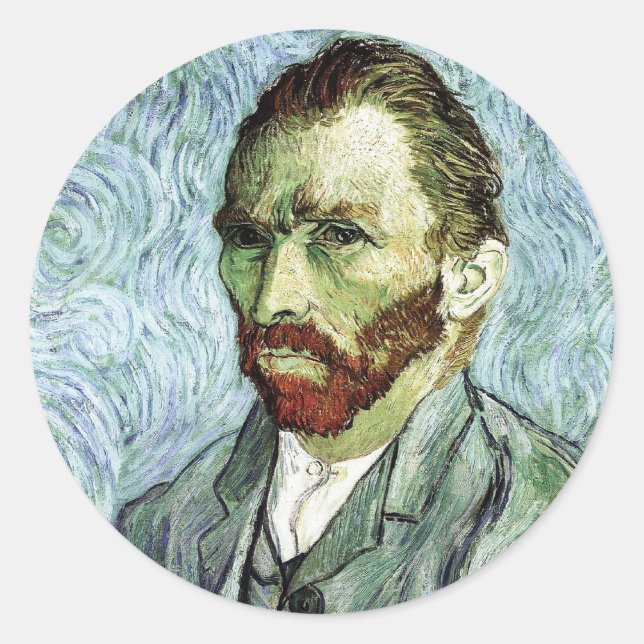 Adesivo Autoretrato Van Gogh (Frente)