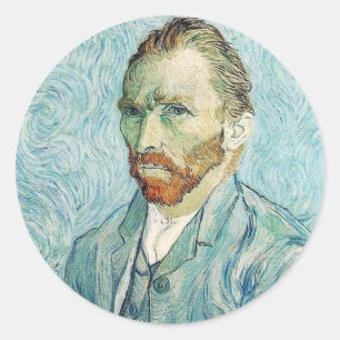 Adesivo Autorretrato de Vincent Van Gogh