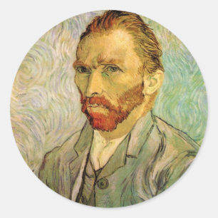 Adesivo Autorretrato de Vincent van Gogh, Arte Fino Antigo