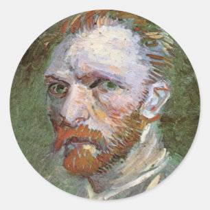 Adesivo Autorretrato de Vincent van Gogh, Arte Fino Antigo