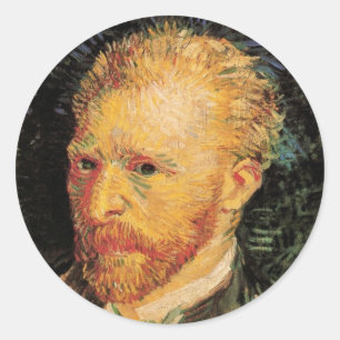 Adesivo Autorretrato de Vincent van Gogh, Arte Fino Antigo