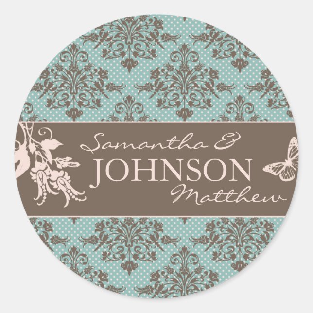 Adesivo Autoumn Damask Sticker (Frente)