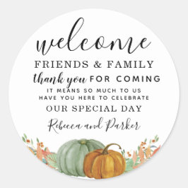 Adesivo Autumn Bompkins Bote Bem-vindo a favor obrigado