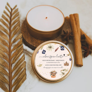 Adesivo Autumn Chai Spice Vela artesanal
