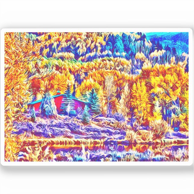 Adesivo Autumn Colorado Vinyl Sticker (Frente)