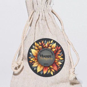 Adesivo Autumn Deixa a Família de Ação de Graças e Ano