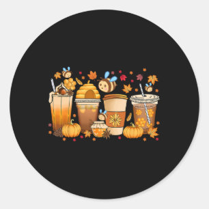 Adesivo Autumn Fall Horror Laterais Queda Cafés Ghost Ha